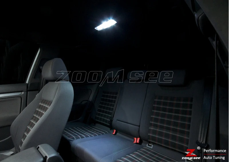 17 шт. X canbus для VW Volkswagen GTI Кролик Golf 5 MK5 MK V Светодиодный светильник внутренняя подсветка+ парковка город свет комплект посылка(2006-2009