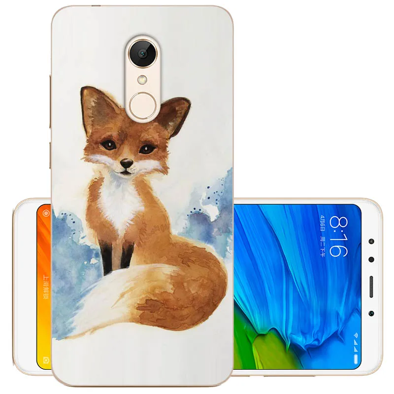 13 Мягкий силиконовый чехол для Xiaomi Redmi 5, чехол с милым мультяшным принтом для телефона, чехол для Redmi 5 Plus Redmi5, мягкий чехол из ТПУ - Цвет: 13