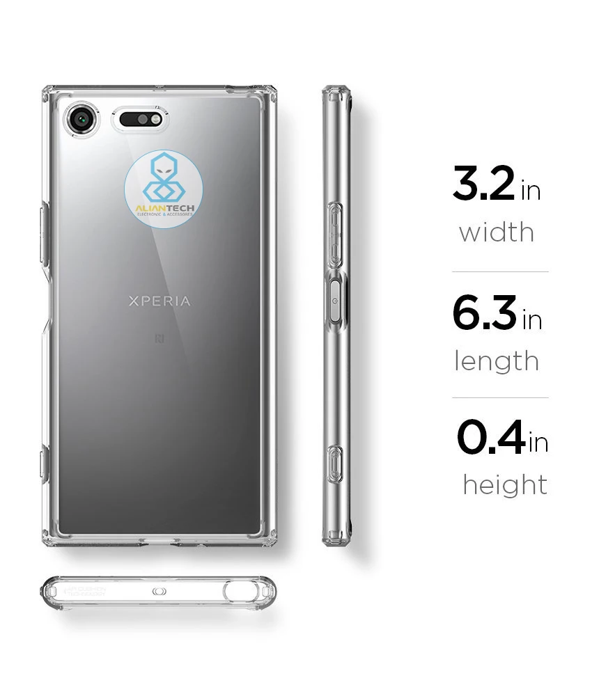оригинальный Spigen Ultra Hybrid чехол для Sony Xperia XZ Premium 5.5&quot прозрачный черный Панель