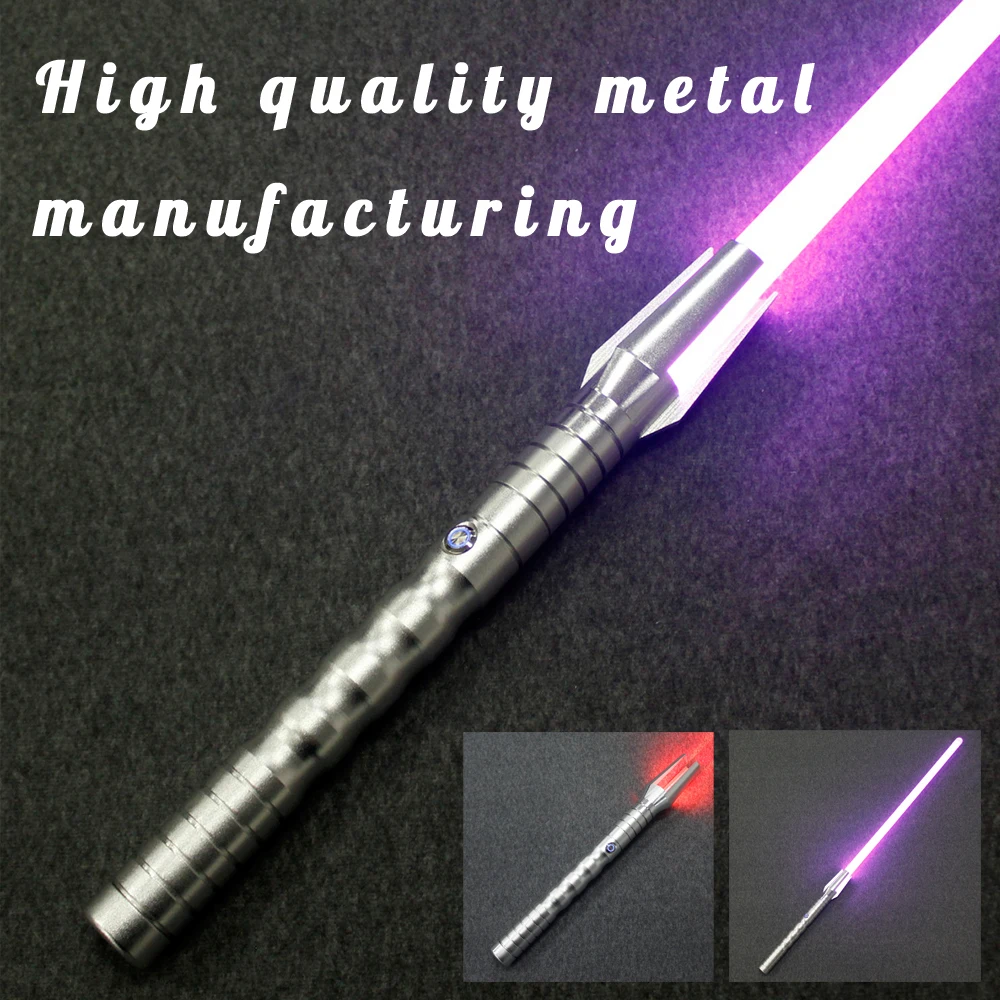 Star Wars Cosplay Lightsaber with Light Sound Led Red Green Blue Saber laser Metal Sword Toys Birthday kid Gifts Game | Игрушки и хобби