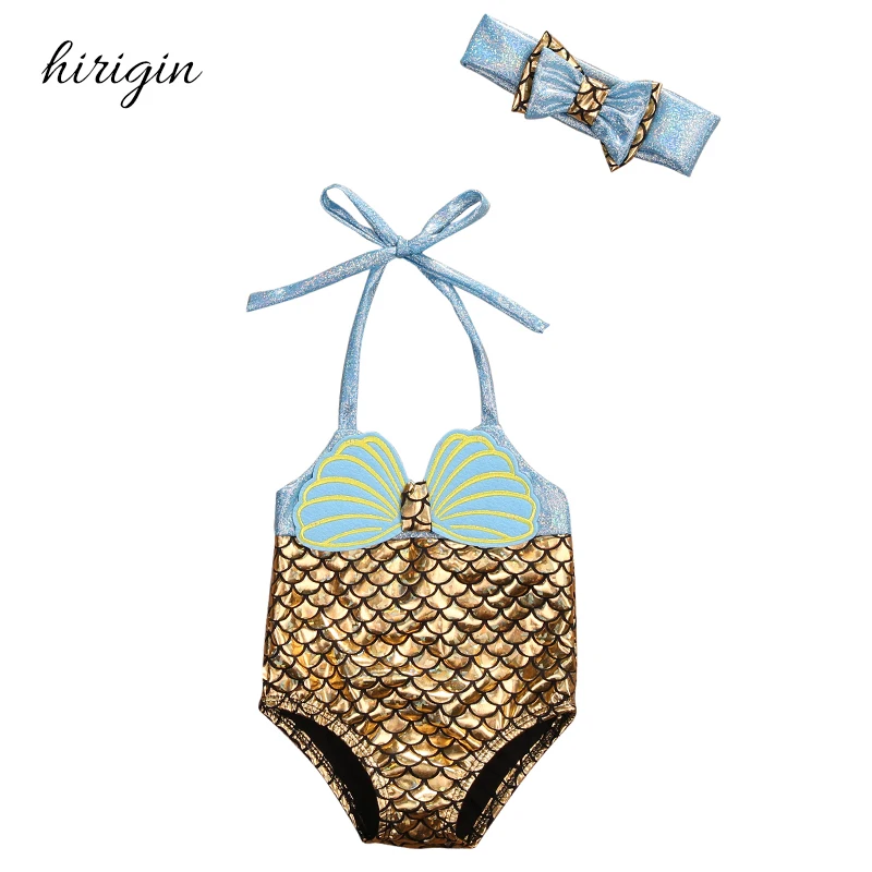 HIRIGIN/Новый брендовый купальник танкини из полиэстера для маленьких девочек