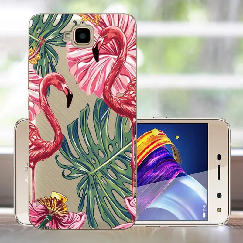 FANATU Мягкий ТПУ Honor 4C Pro tit-l01 чехол силиконовый защитный чехол для huawei Y6 Pro чехол huawei Honor 4C Pro y6Pro Fundas - Цвет: HLH