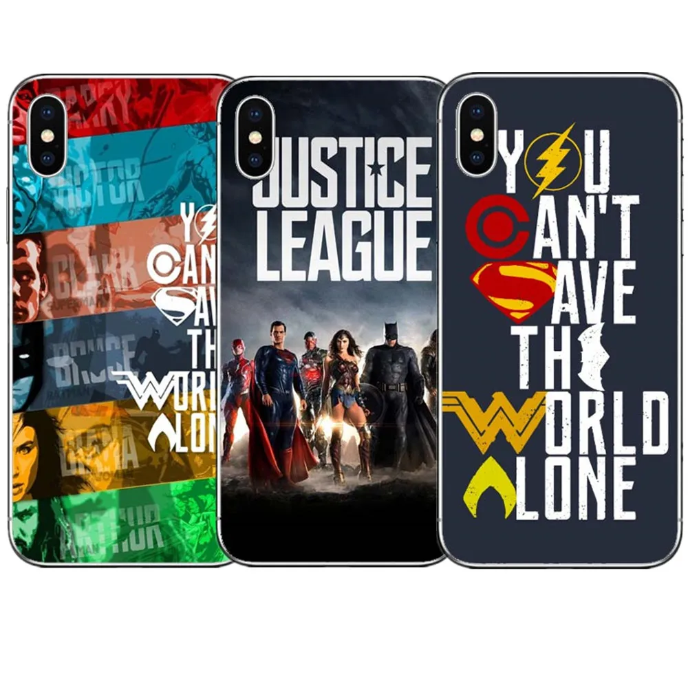 Чехол для телефона Бэтмен Супермен Чудо женщина Лига Справедливости DC чехол с