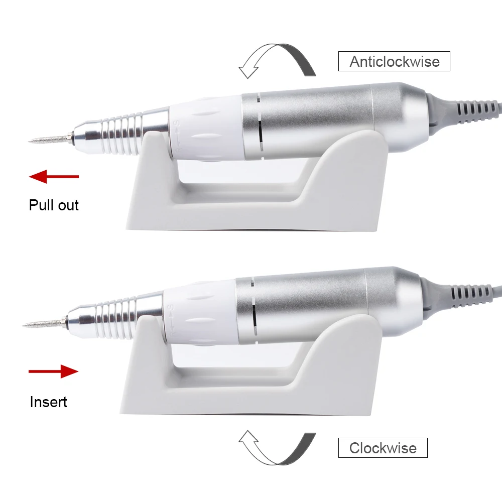 Электрическая машинка для маникюра и педикюра 35 Вт с ЖК-дисплеем 30000 об/мин |
