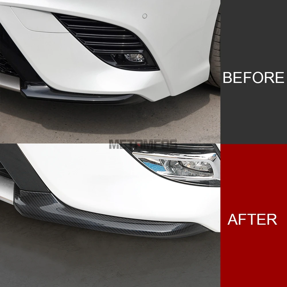 Для Toyota Camry SE XSE углеродное волокно передний бампер литья отделка украшения внешние аксессуары для стайлинга автомобилей