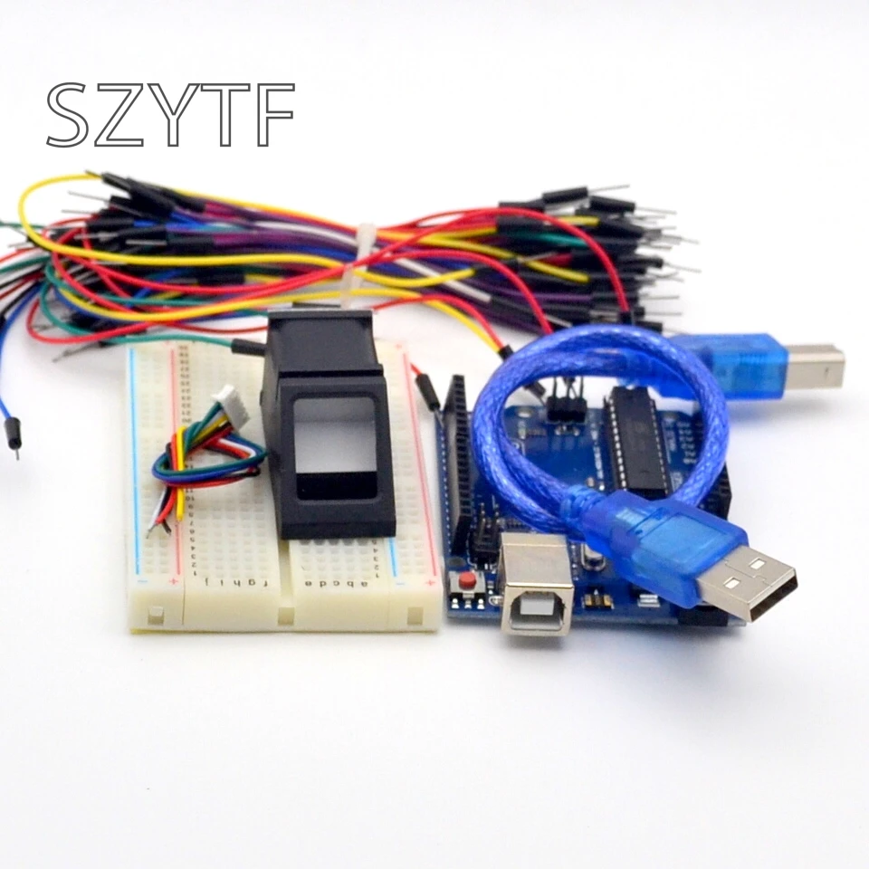 Отпечатков пальцев Модуль для Оптического датчика отпечатков + 1 шт. UNO R3 ATMEGA16U2 с usb