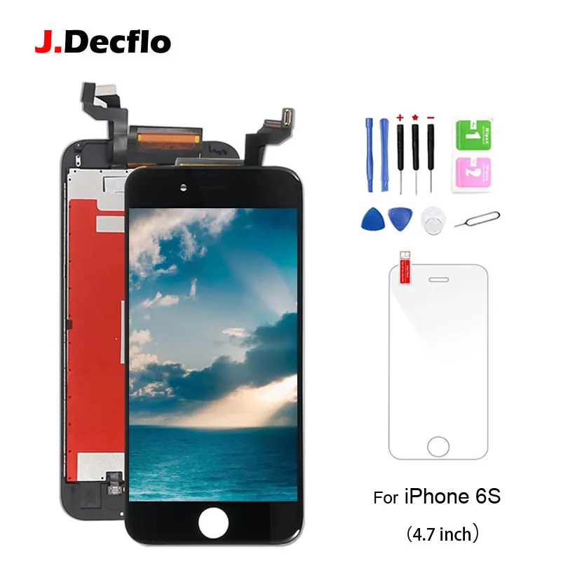 Для iPhone 6S ЖК дисплей сенсорный экран дигитайзер сборка Замена с бесплатными
