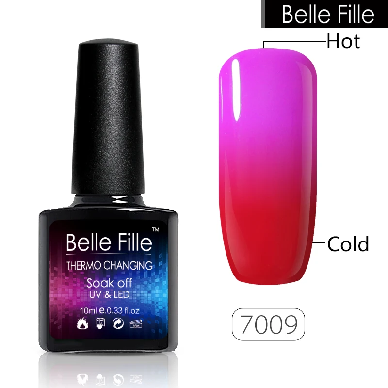Гель лак для ногтей Belle Fille с горячей сменой длительный срок замачивания УФ лампы