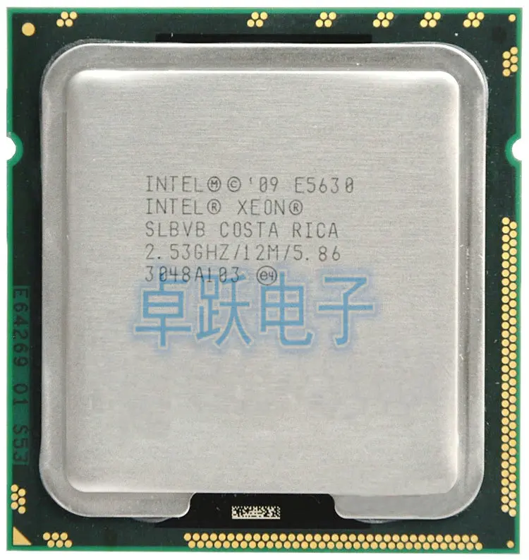 Процессор Intel Xeon E5630 2 53 ГГц 12 Мб кэш памяти 5.86gt/s/LGA1366/четырехъядерный/ЦПУ (100%