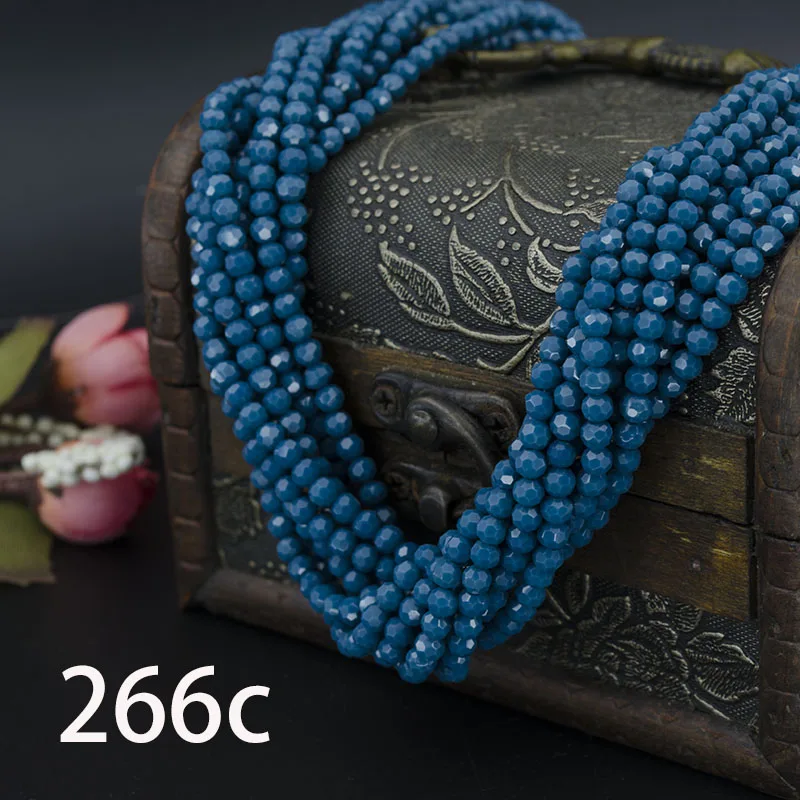 Бусины граненые из австрийского хрусталя 4 мм 98 шт. | Украшения и аксессуары