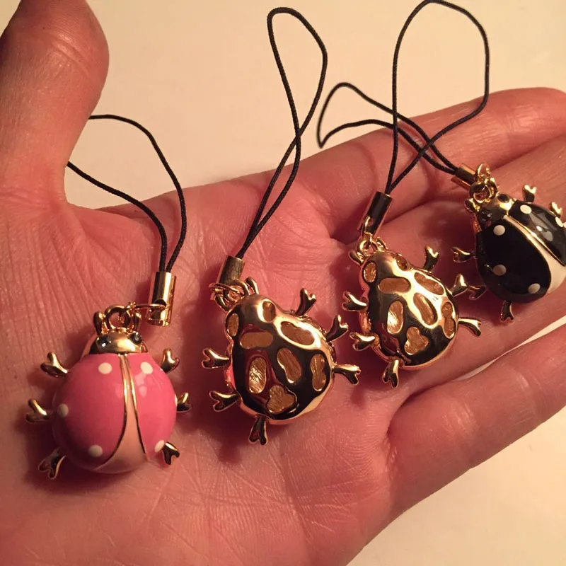 Эмалевая божья коровка высокое качество 3 шт. 25x25 мм|pendant charms|charm pendantenamel pendant charms |