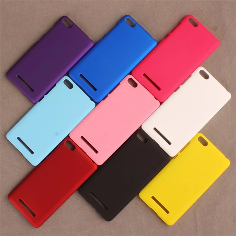 Для Xiaomi Mi 4C чехол тонкий Матовый Жесткий Пластиковый PC задняя крышка чехол для Xiaomi Mi 4C Защитный матовый чехол для телефона Para Capa