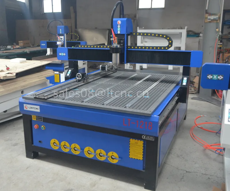 Однофазный Вакуумный насос cnc router 1218 вращающаяся ось цилиндрическая машина для