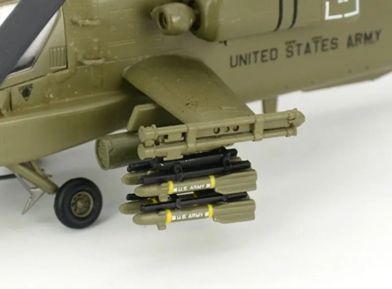 Предварительно построенный 1: 72 Масштаб AH-64 Вертолет AH-64A хобби Коллекционная Apache готовая пластиковая модель самолета