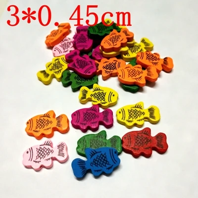 80pcs 80 шт/партия Комплексная цветов и стилей Красочные бессвинцовые деревянные бусины для браслета/ожерелья около 1,9-5 см 2001 - Цвет: 80pcs