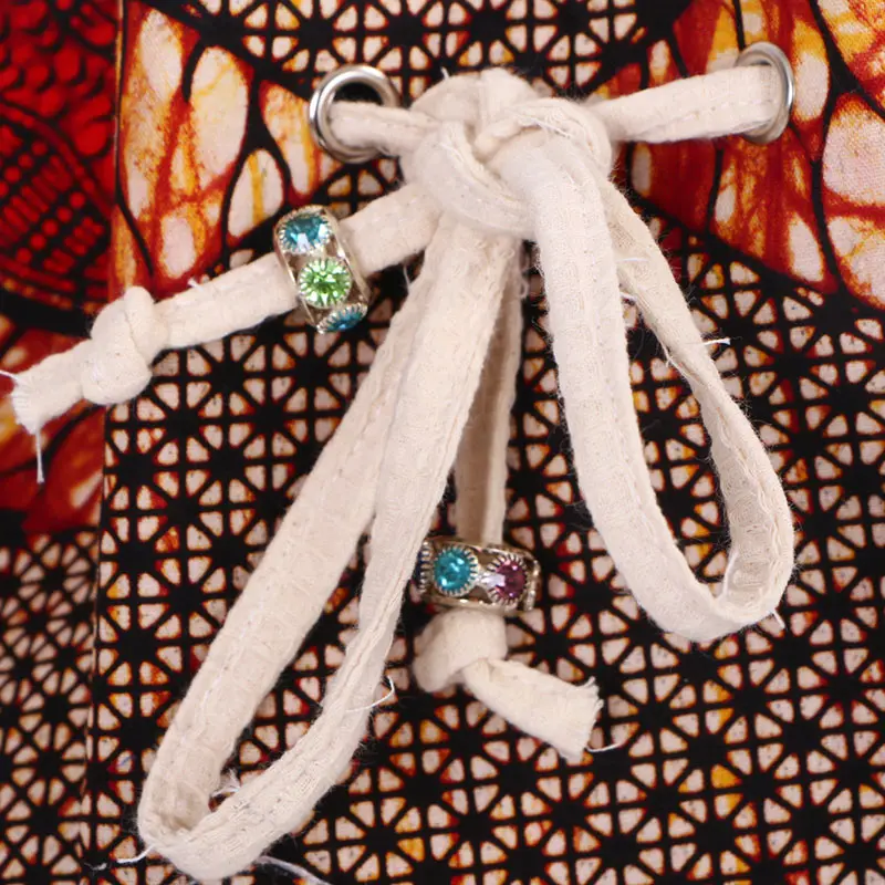 Женская сумка ведро ручной работы переносная на одно плечо в африканском стиле