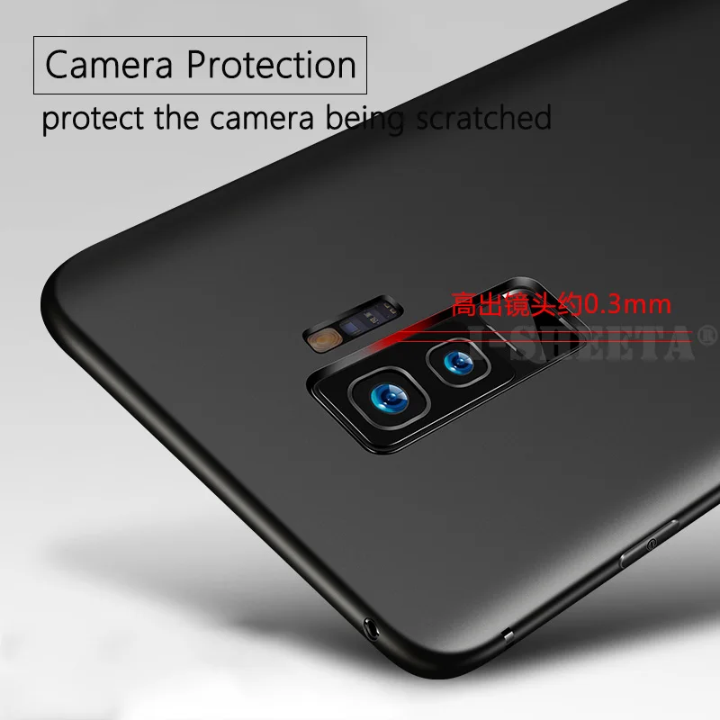 Противоударный чехол для Samsung Galaxy S9 S8 S10 Plus note 9 8 Мягкий ТПУ силиконовый матовый