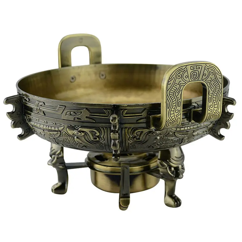 Уличный мини-Горшочек для кемпинга спиртовая плита пара небольших горшков из