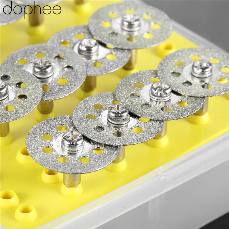 Dophee 16 шт. Dremel аксессуары алмазный режущий диск отрезное лезвие пилы набор колес