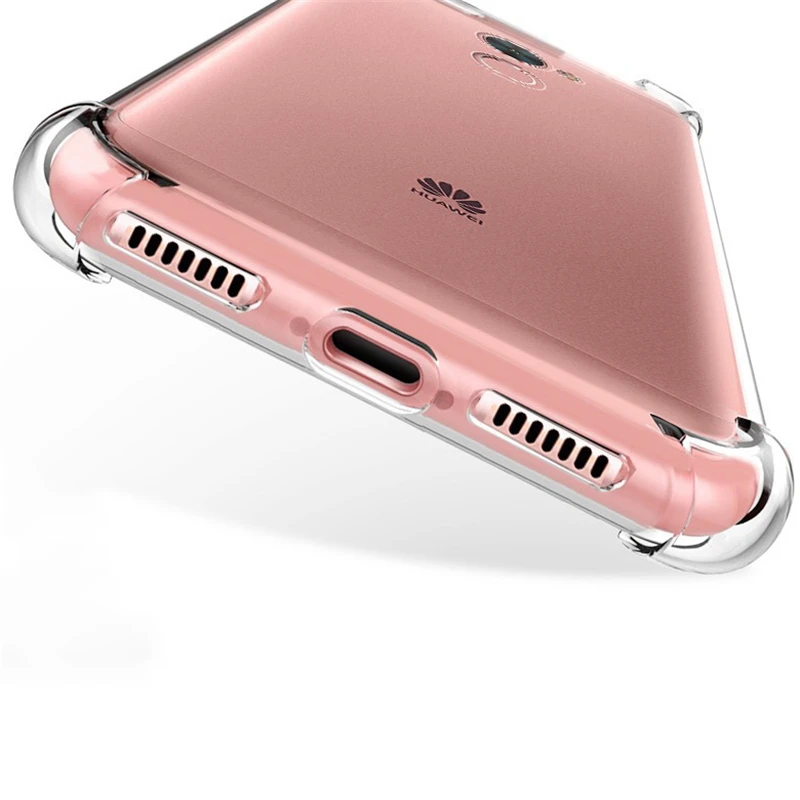 Противоударный прозрачный мягкий силиконовый чехол для телефона Huawei P20 Pro