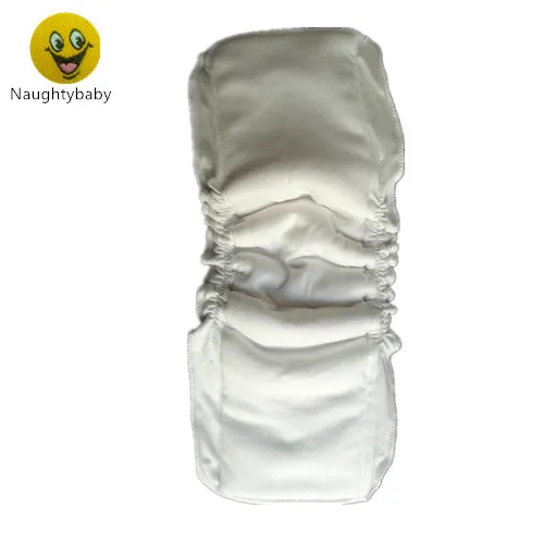 Free Shipping Organic cotton 100pcs 5 Layers Reusable Washable Baby Cloth Diaper Babies Nappies Infant Pads Nappy Inserts