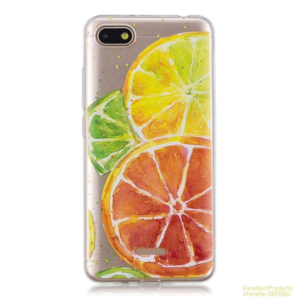 Для Coque Xiaomi RedMi 6A Мягкие TPU крышка каваи мультфильм печатных силиконовый чехол для