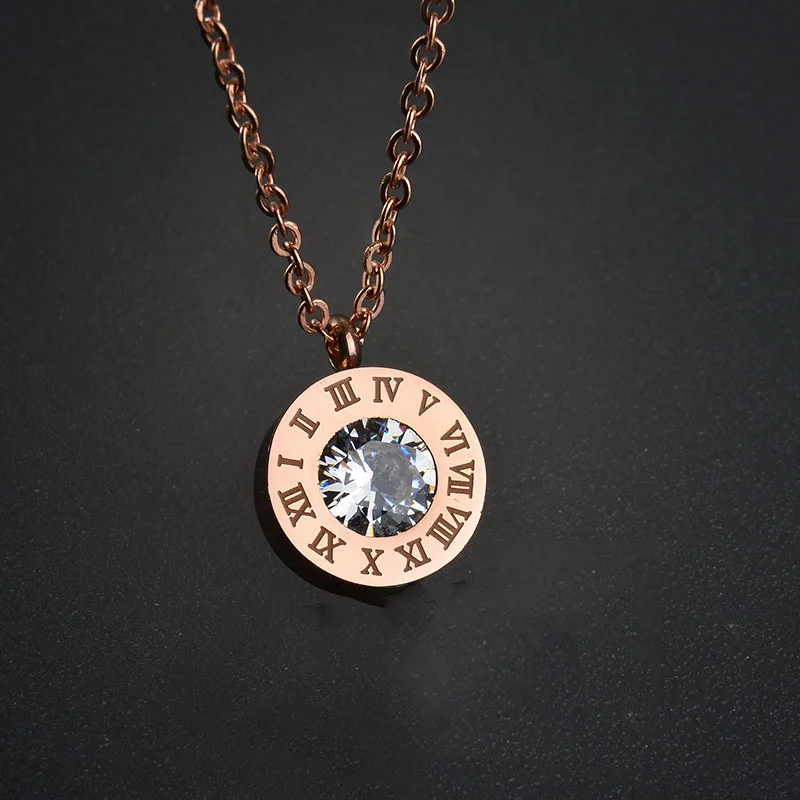 Цепочка из нержавеющей стали со сменными кристаллами 7 цветов|necklace stainless steel|chain