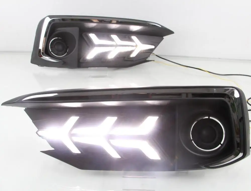 2 шт. в комплекте Автомобильная дневная лампа для honda civic дневной ходовой свет