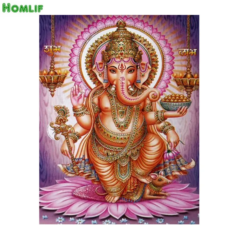 Камни в форме ромба 5d алмазная вышивка Будды Индии религия Стразы Diy Алмазная