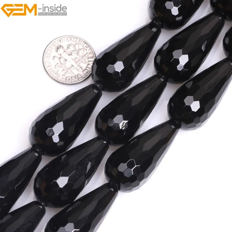 Бусины из черного агата 10 14 мм 15 дюймов|black agate beads|beads for jewelry makingagate beads |