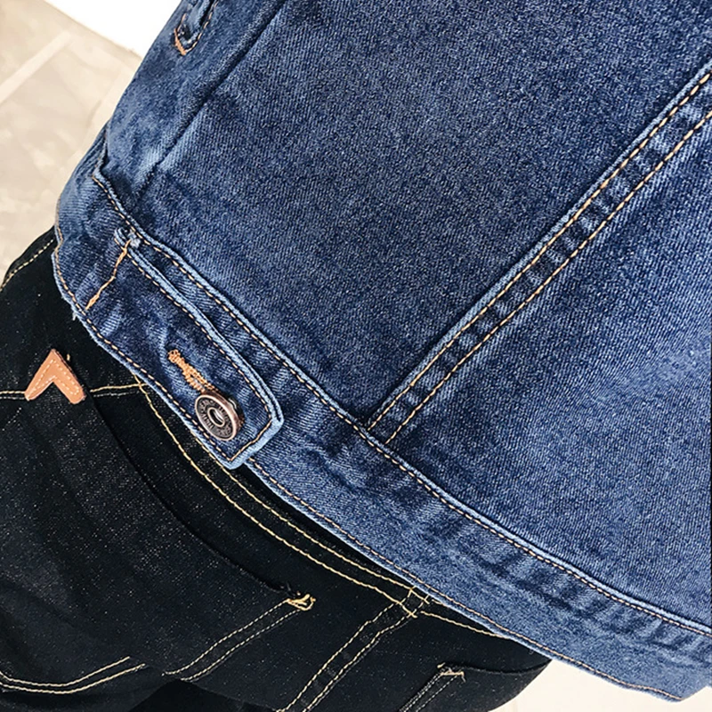 Новая мужская джинсовая рубашка повседневная приталенная с длинным рукавом