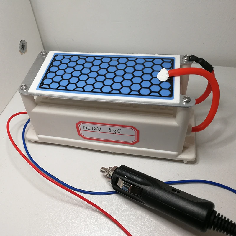 Портативный Керамика генератор озона 220V/12V 5g интегрированный пластины аэризатор