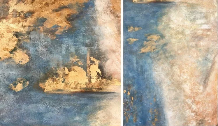 

Decent Museum Quality Hand Painted Reproduction Zao Wou-Ki / Artist-level Linen Canvas / Multiple size options / p