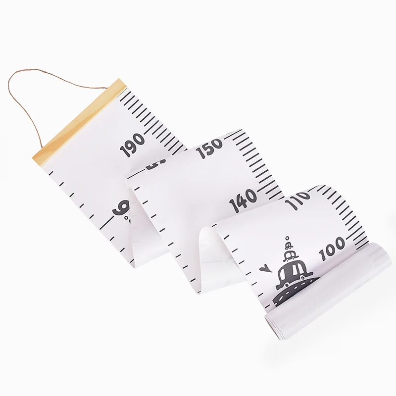 Высота измеряет линейку стикер стены для детей деревянная стена висит ребенок