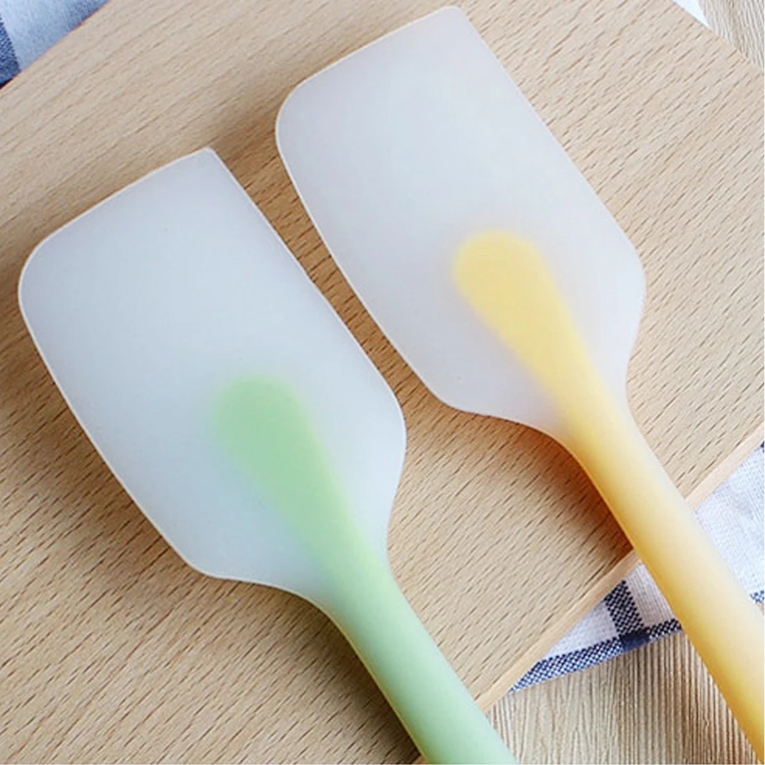 6 цветов силиконовая лопатка для выпечки крема скребок кухонных лопаток