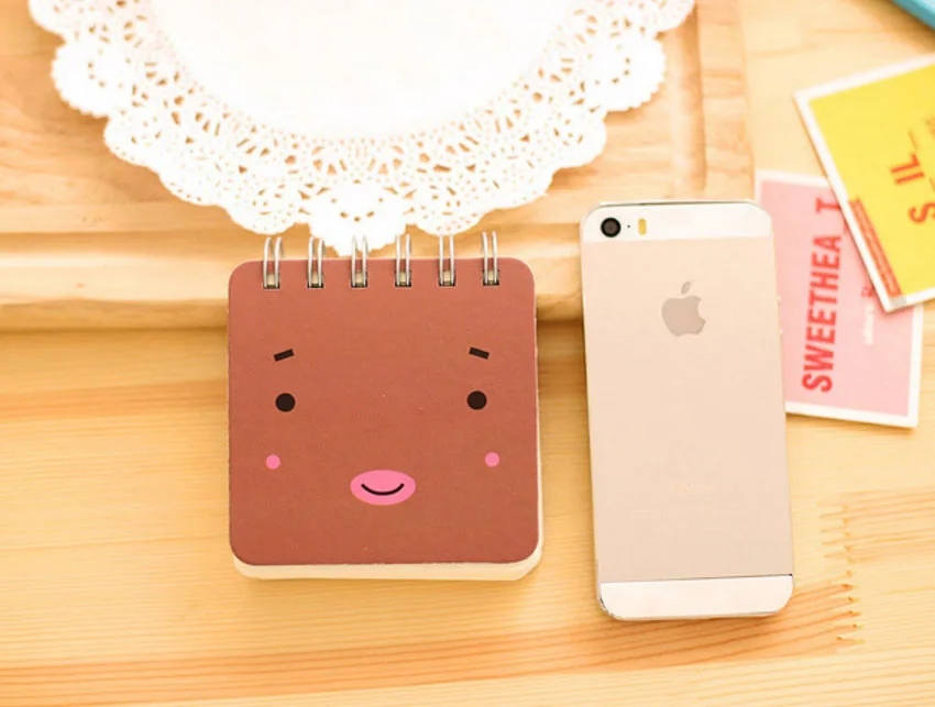 Kawaii Милая катушка для спирального блокнота Органайзер/Планировщик Bullet Journal портативный карманный блокнот для школьных принадлежностей