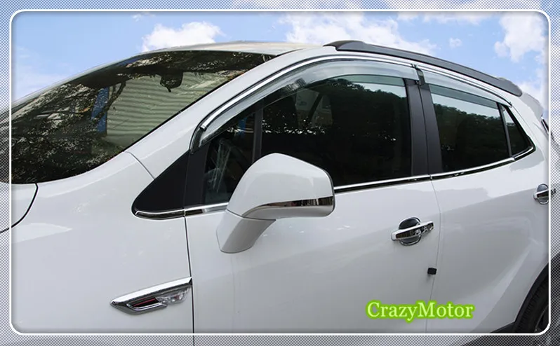 Для Vauxhall Opel Mokka 2013 2019 оконный козырек Vent Shades Защита от солнца и дождя дефлекторы