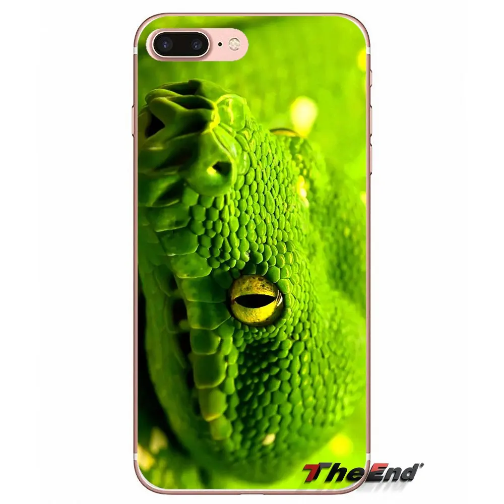 Green Snake Print Pattern Soft TPU Case For Huawei G7 G8 Ascend P7 P8 P9 Lite Honor 4C 5X 5C 6X Mate 7 8 9 Y3 Y5 Y6 II Pro | Мобильные