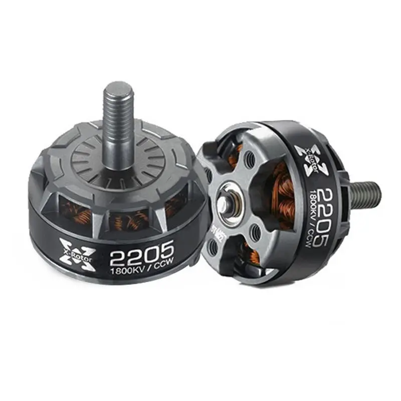 Оригинальный HOBBYWING xrotor 2205 1800kv 2600kv бесщеточный Двигатель CW/CCW Для FPV-системы Racer Drone