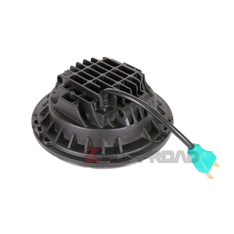 Для мотоцикла черный комплект фар 7 &quotplug &amp play светодиодные фары для замены + 2 шт.