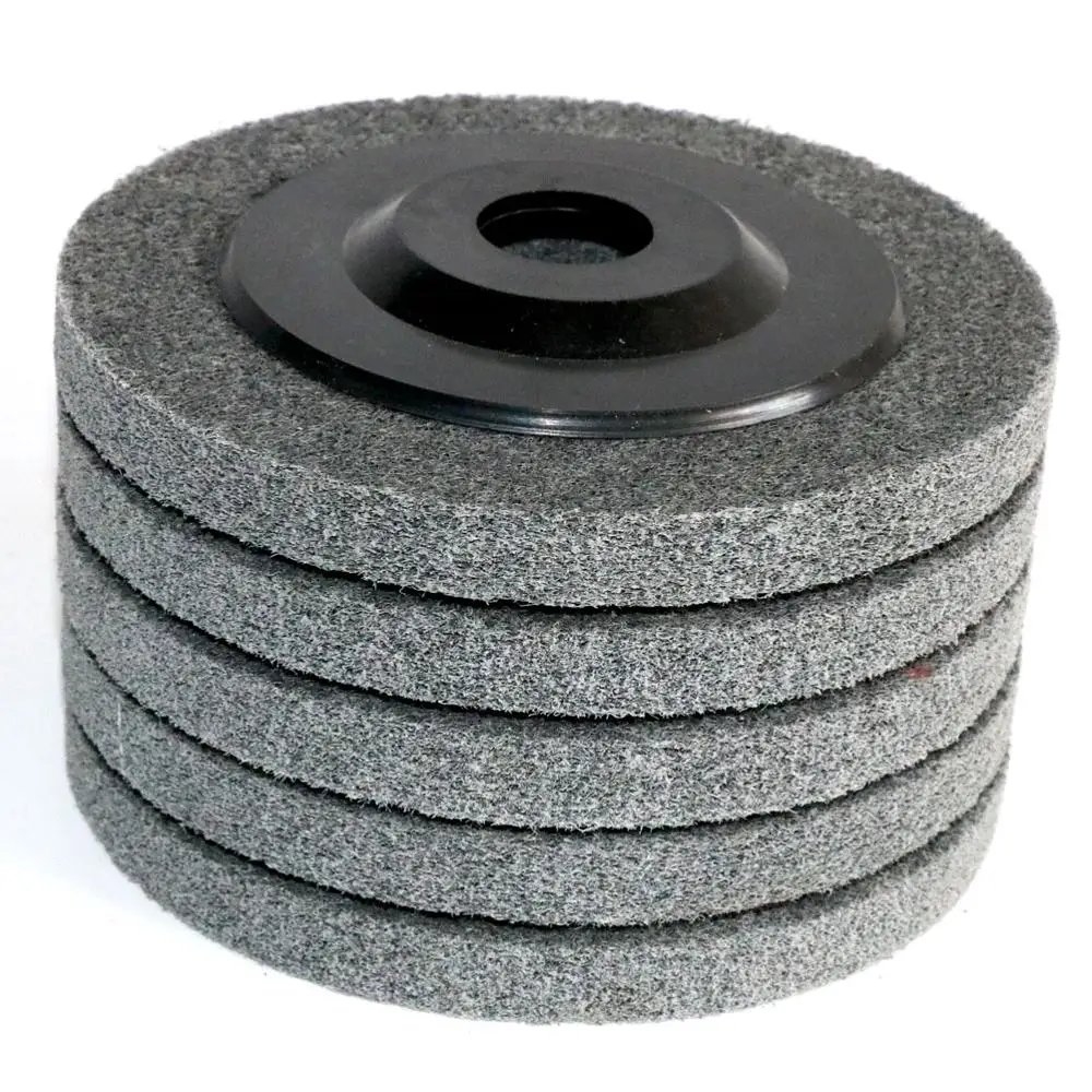Полировальное колесо из нейлонового волокна 5 дюймов 4 дюйма 115 мм нетканый