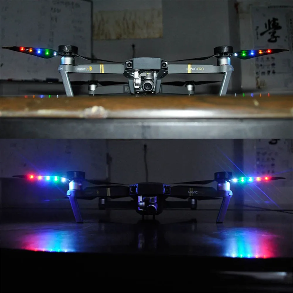 HIPERDEAL 2 пары 8331 LED вспышка пропеллеры для DJI Mavic Pro Platinum низкий уровень шума