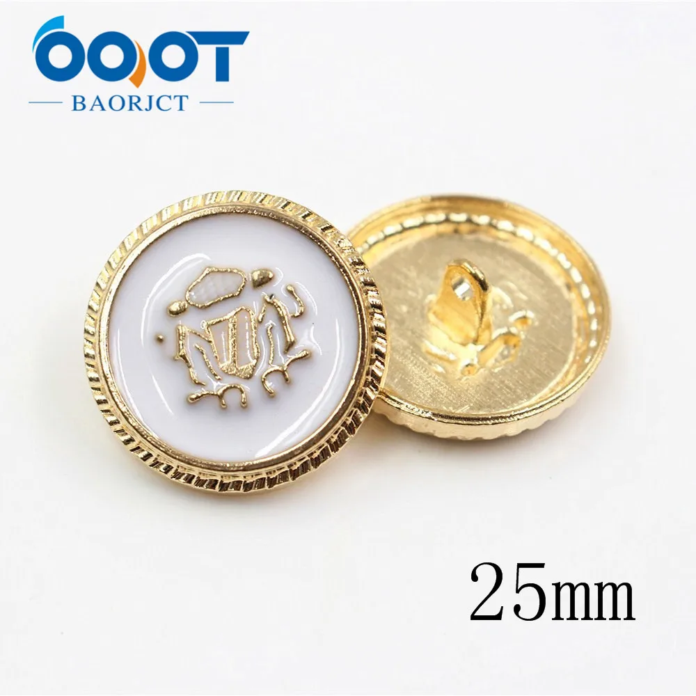 OOOT BAORJCT 178096,10 шт./лот, 15/18/22/25 мм Высокая Женская модная весенняя Классическая обувь высокого качества модная обувь с металлическими пуговицами, аксессуары DIY ручной работы