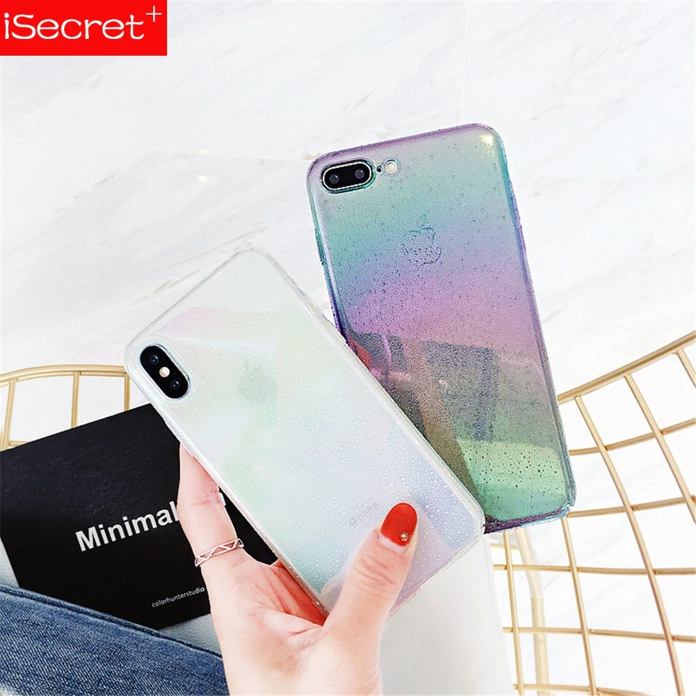 Чехол для Телефона iPhone X XR XS Max 8 7 6 6s Plus забавный чехол в виде капли воды цветные