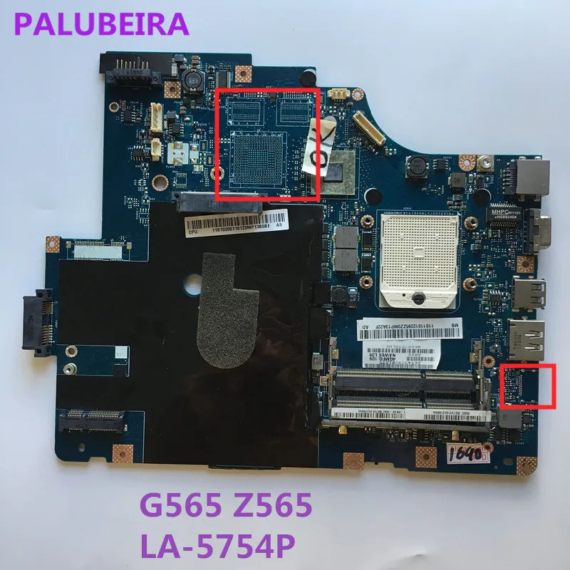 PALUBEIRA NAWE6 LA 5754P материнская плата для ноутбука Lenovo IdeaPad Z565 G565 протестированный
