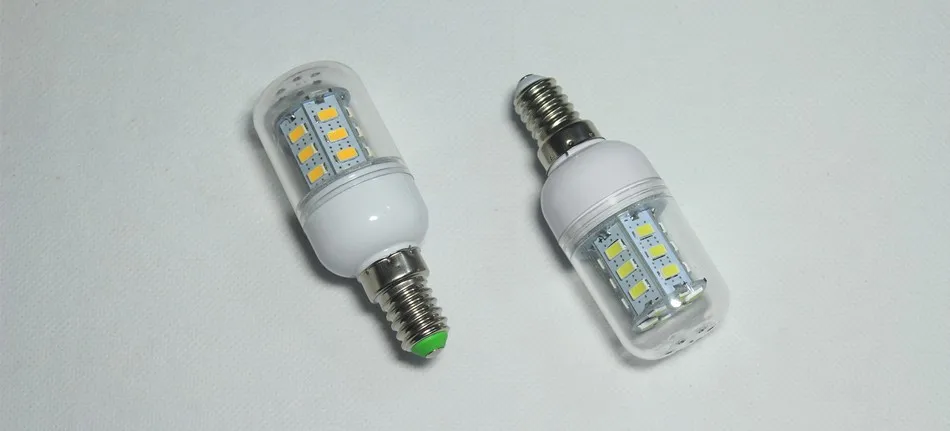 5 шт./лот Светодиодная лампа E27 E14 SMD 5730 Lamparas 24 36 48 56 69 72LED лампада 220V ампулы свеча Luz|e14