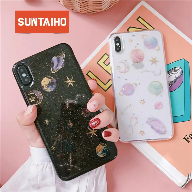 Suntaiho Luxury Case For iPhone X XS 8 7 6 s Plus Capinhas Ultra Thin Slim Soft TPU Cover XR 8p protection cover |