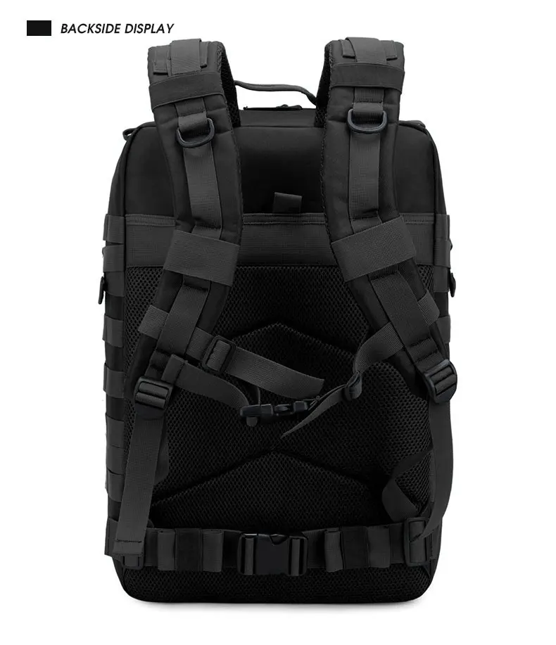 50L Military Tactical Backpack Molle Army Assault Bag Hiking Camping Hunting Backpack Outdoor Waterproof Big Bag Travel Rucksack