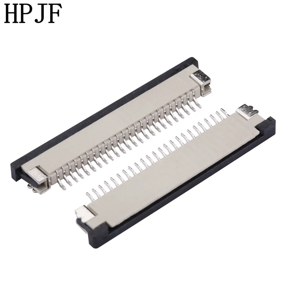 Плоский держатель кабеля с плоской лентой 1 0 мм шаг FPC соединитель типа ящика вниз