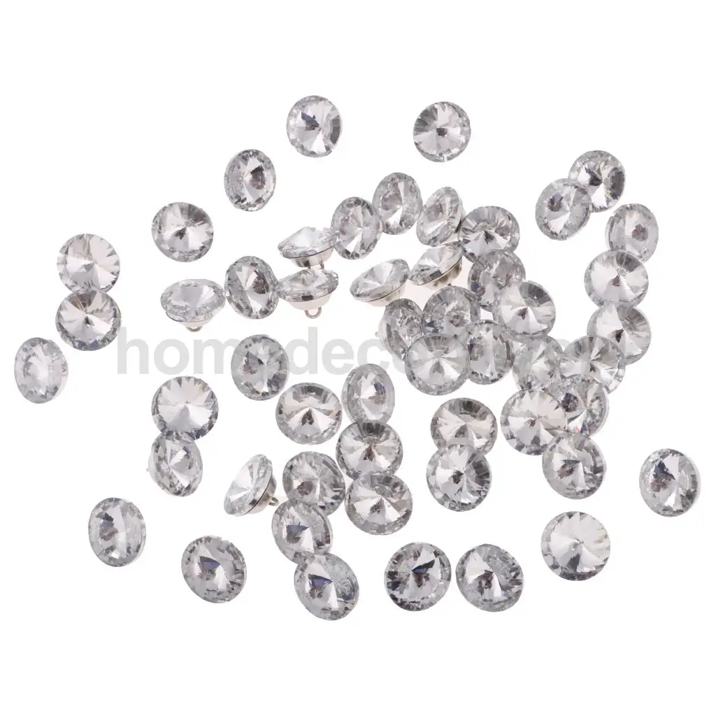 50 шт. стеклянное искусственное изголовье обивочной обивки украшение сделай